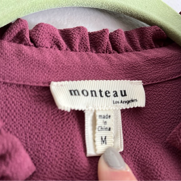 Mauve sleeveless midi dress - Picture 2 of 3